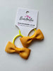 1.75 Inch Bow Thin Elastic - Dandelion - 2 Pack