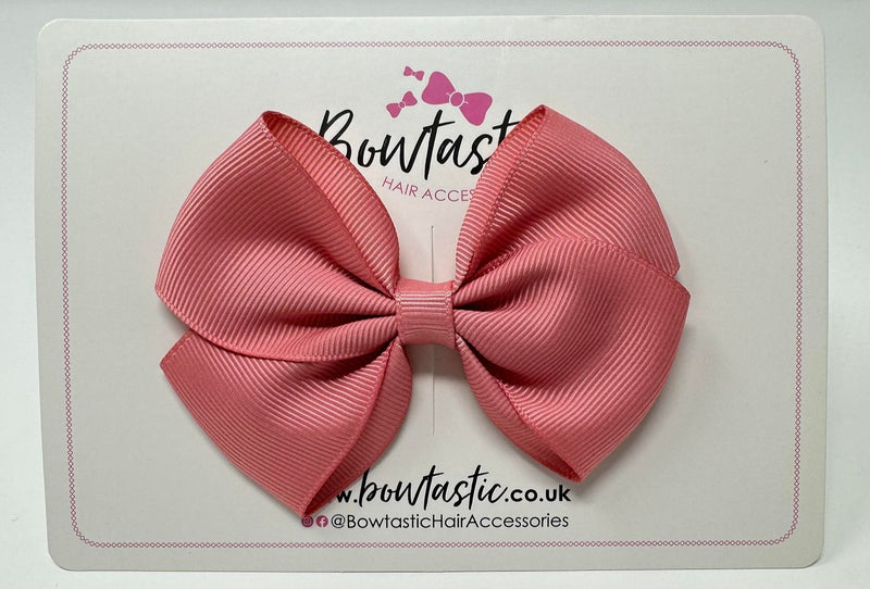 3.5 Inch Flat Bow - Dusty Rose