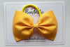 4.5 Inch Tuxedo Bow Bobble - Yellow Gold