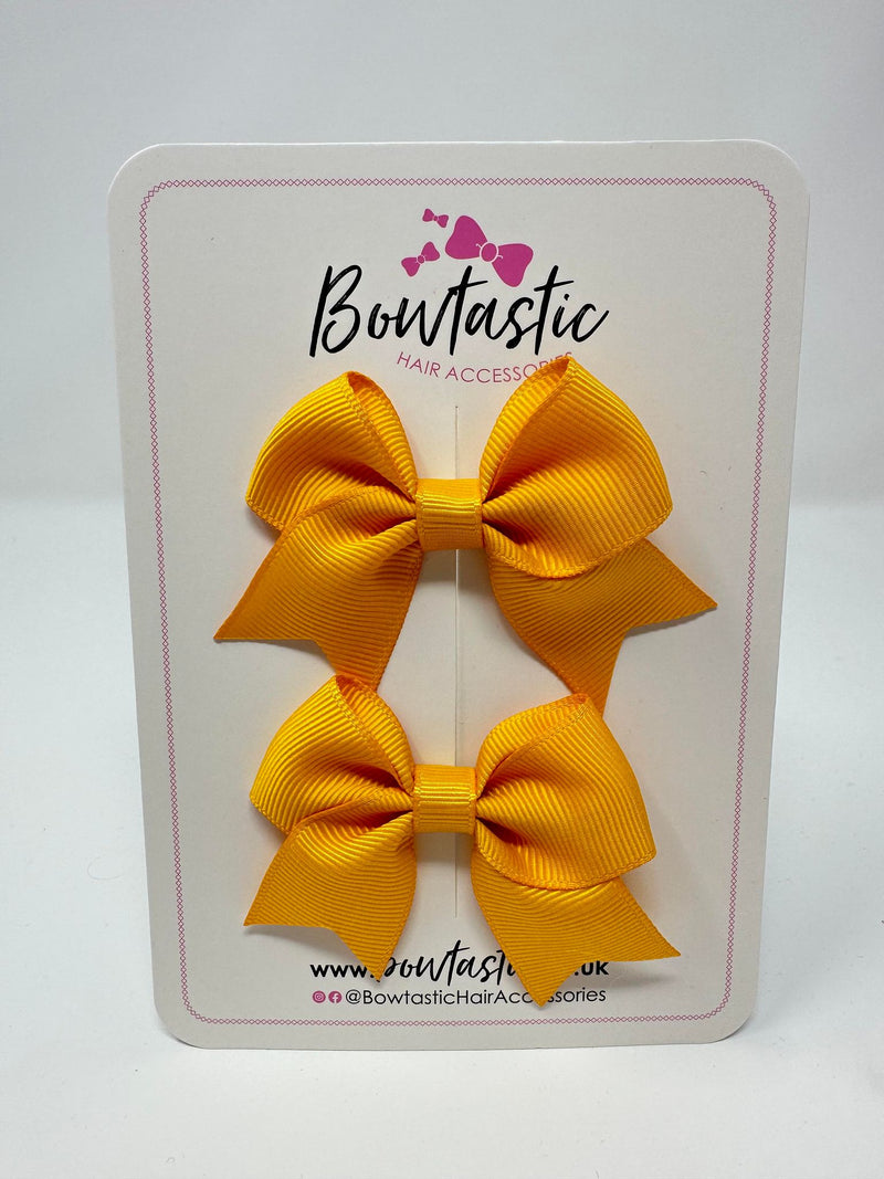 2.5 Inch Tail Bows - Dandelion - 2 Pack