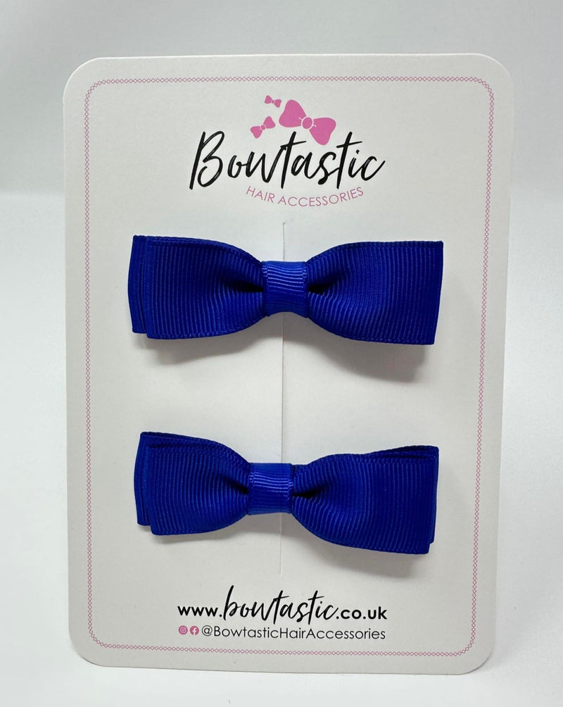 2.75 Inch Flat Bow - Cobalt - 2 Pack