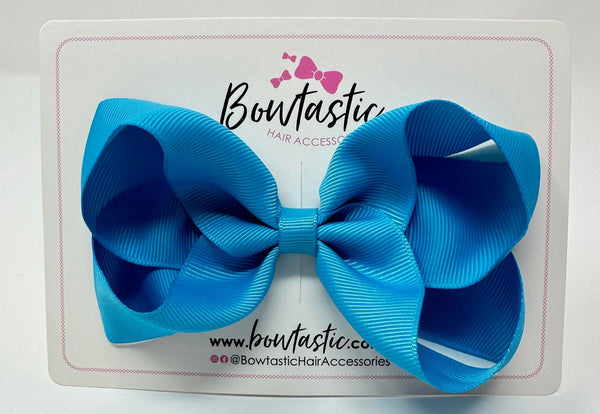 4.5 Inch Bow - Turquoise