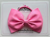 4.5 Inch Tuxedo Bow Bobble - Geranium Pink