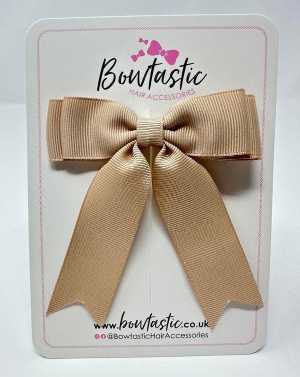3.5 Inch Tail Bow - Tan