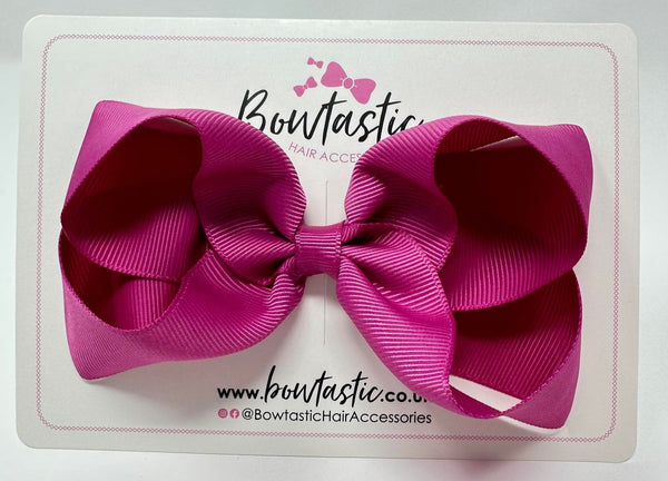 4.5 Inch Bow - Raspberry Rose