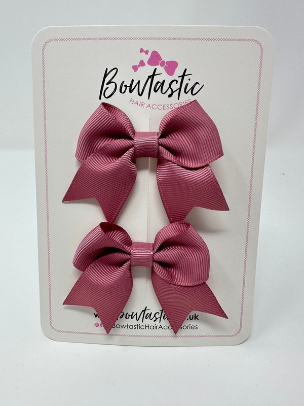 2.5 Inch Tail Bows - Victorian Rose - 2 Pack