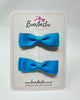 2.75 Inch Flat Bow - Turquoise - 2 Pack