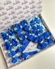 School Bundle - 5 Matching Pairs - Royal Blue & Light Blue - Clips