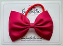 4.5 Inch Tuxedo Bow Bobble - Beauty