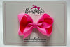 3 Inch Bow - Geranium Pink