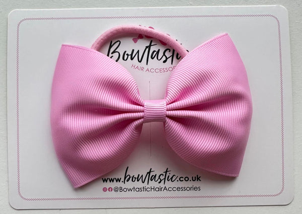 4.5 Inch Tuxedo Bow Bobble - Tulip