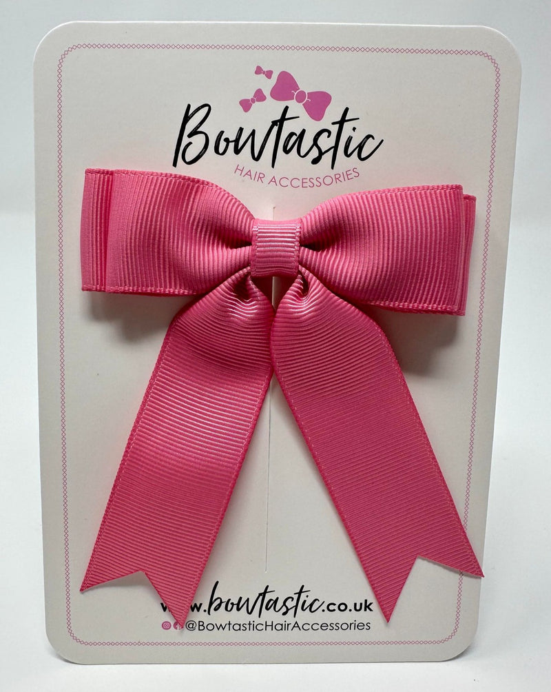 3.5 Inch Tail Bow - Fantasy Rose