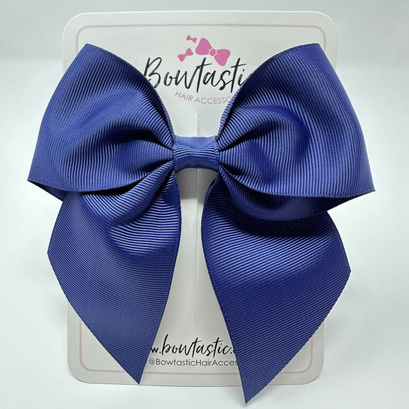 5 Inch Cheer Bow - Ink Blue