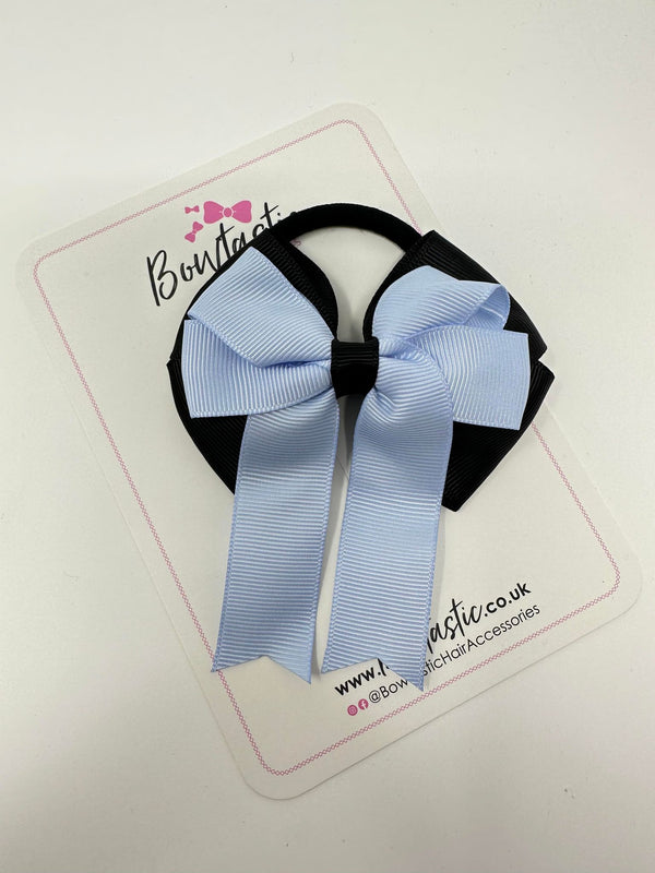 3.5 Inch Tail Bobble - Black & Bluebell