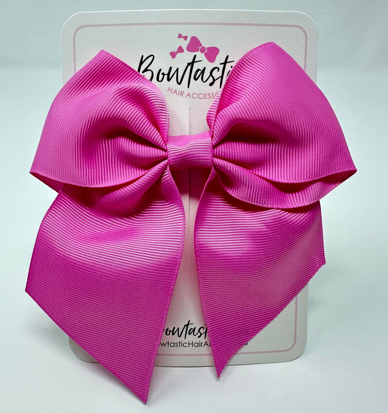 5 Inch Cheer Bow - Rose Bloom