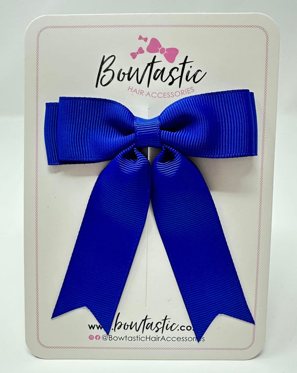 3.5 Inch Tail Bow - Cobalt