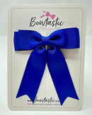 3.5 Inch Tail Bow Thin Elastic - Cobalt