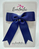 3.5 Inch Tail Bow - Ink Blue