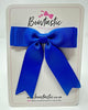 3.5 Inch Tail Bow Thin Elastic - Royal Blue