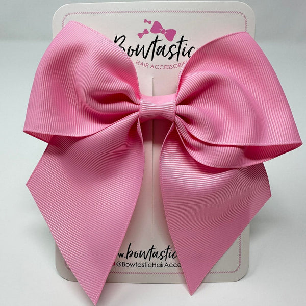 5 Inch Cheer Bow - Rose Pink