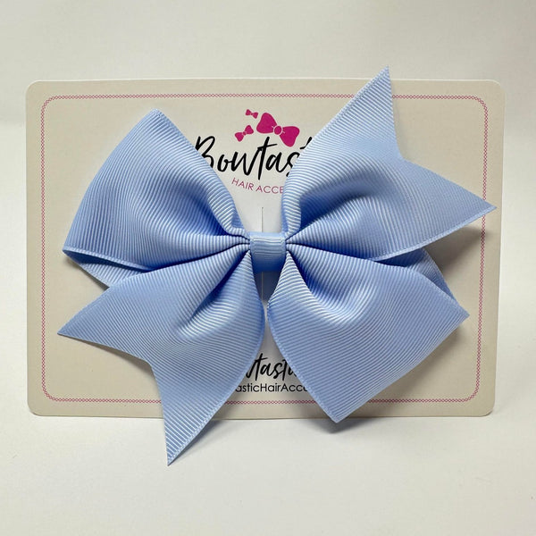 5 Inch Flat Bow - Bluebell