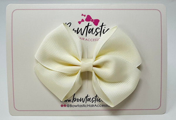 3.5 Inch Flat Bow - Antique White