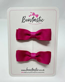 2.75 Inch Flat Bow - Azalea - 2 Pack