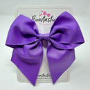 5 Inch Cheer Bow - Grape