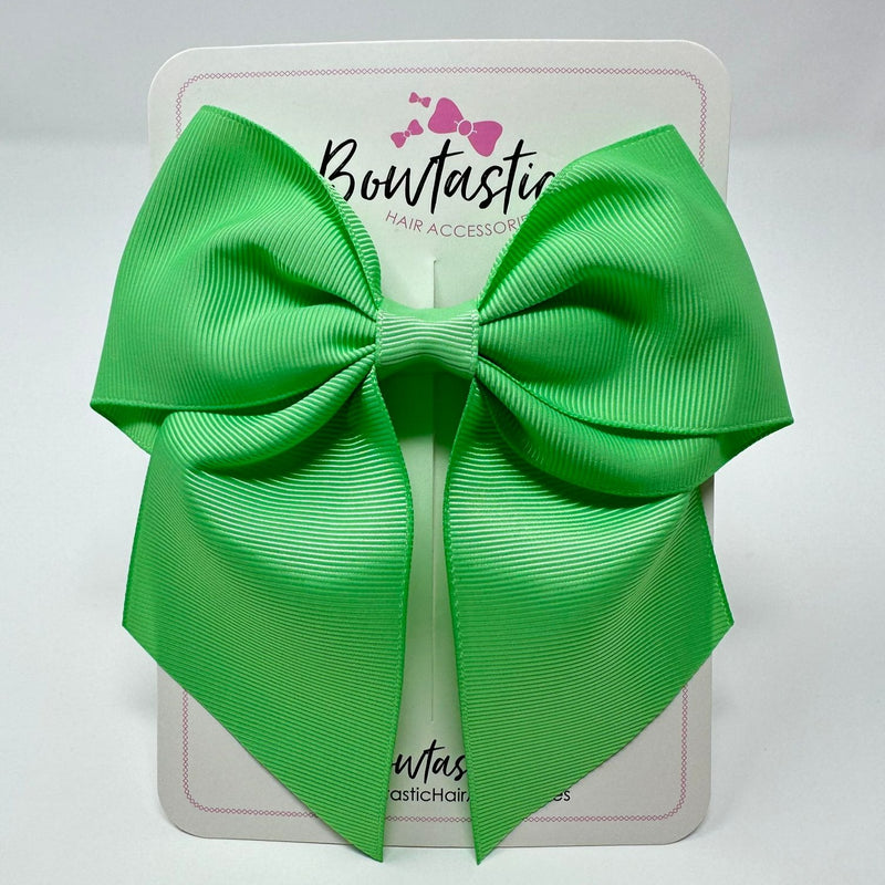 5 Inch Cheer Bow - Mint Green