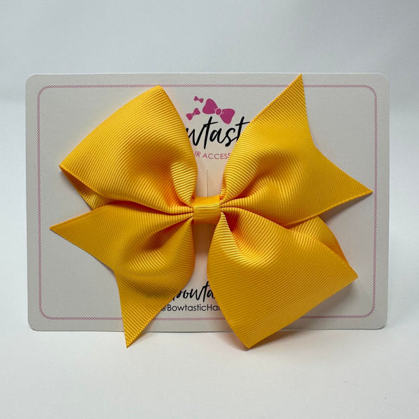 5 Inch Flat Bow - Yellow Gold