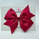 5 Inch Flat Bow - Wine