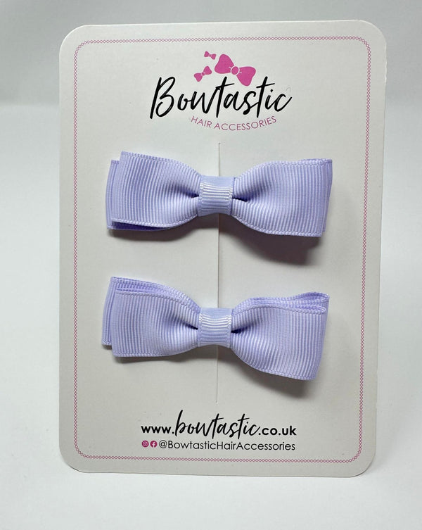 2.75 Inch Flat Bow - Lilac Mist - 2 Pack