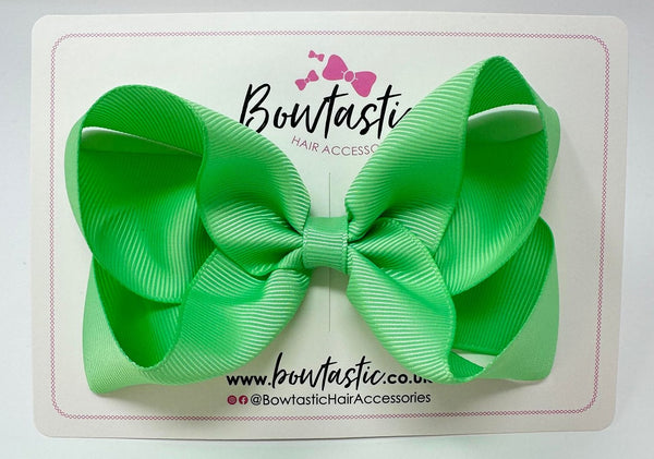 4.5 Inch Bow - Mint Green