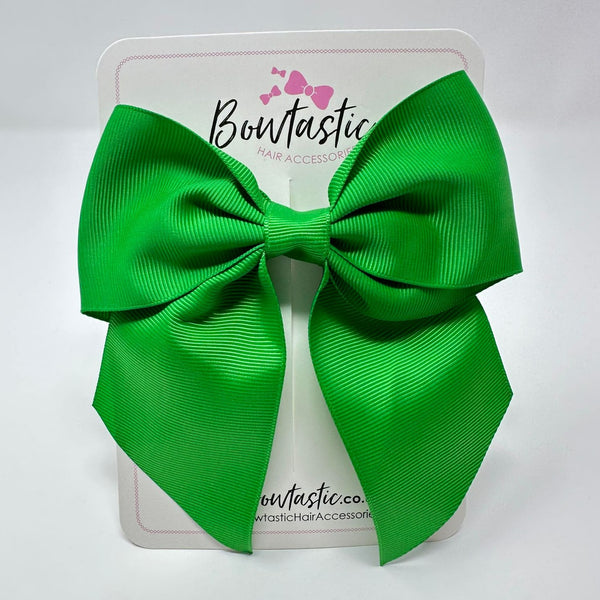 5 Inch Cheer Bow - Emerald Green