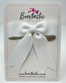 3.5 Inch Tail Bow - White