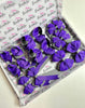 School Bundle - 5 Matching Pairs - Purple & Metal Grey - Clips & Bobbles