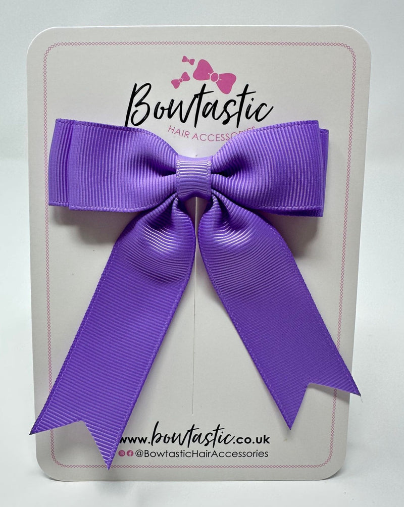 3.5 Inch Tail Bow - Hyacinth