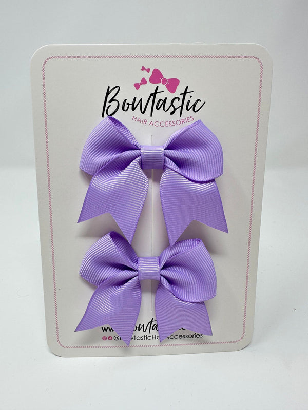 2.5 Inch Tail Bows - Light Orchid - 2 Pack