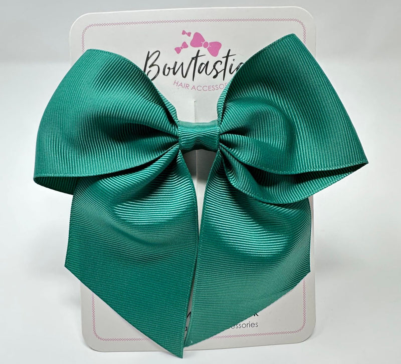 5 Inch Cheer Bow - Hunter Green