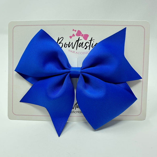 5 Inch Flat Bow - Royal Blue