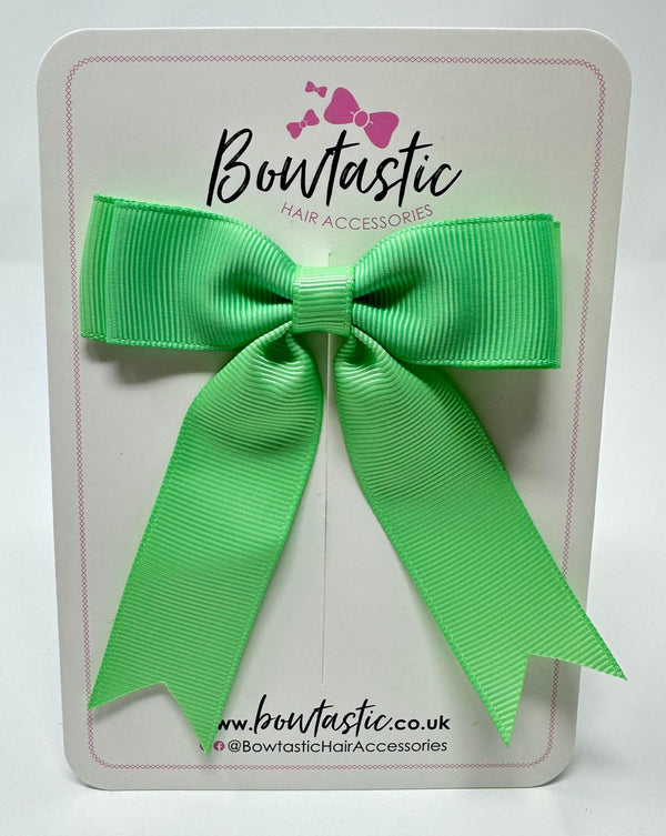 3.5 Inch Tail Bow - Mint Green