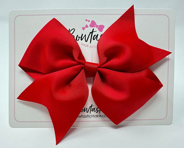 5 Inch Flat Bow - Red