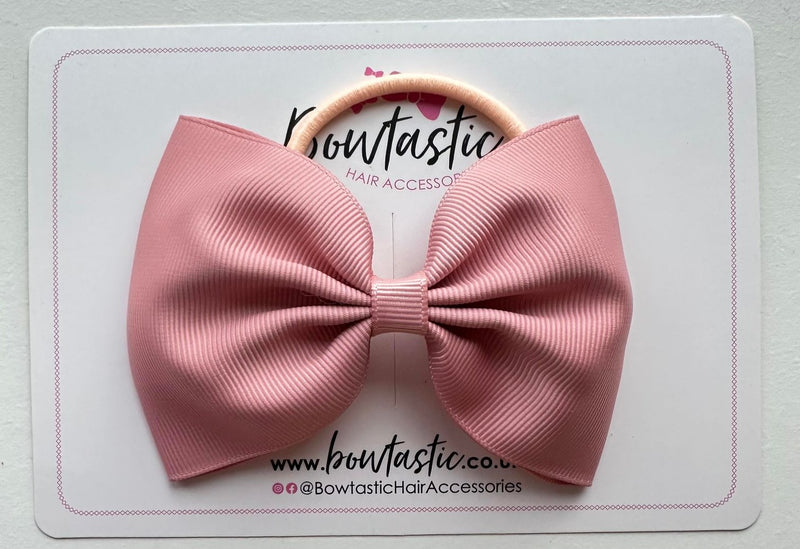 4.5 Inch Tuxedo Bow Bobble - Sweet Nectar