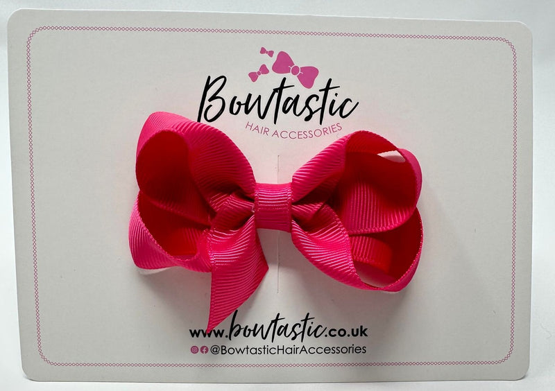 3 Inch Bow - Camellia Rose