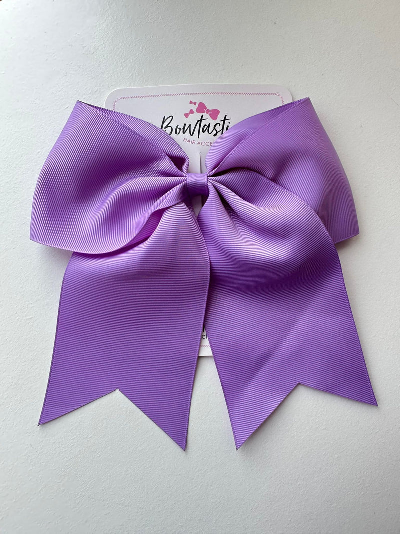 7 Inch Cheer Bow - Hyacinth