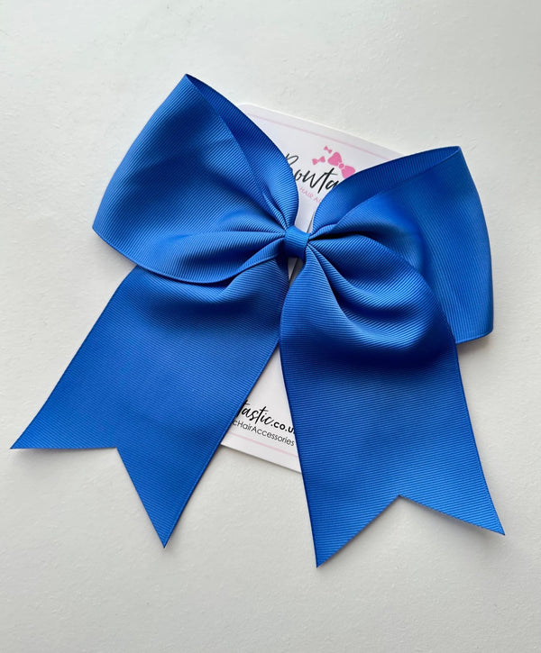 7 Inch Cheer Bow - Royal Blue