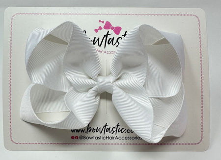 4.5 Inch Bow - White