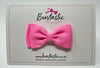 3 Inch Flat Double Bow - Geranium Pink