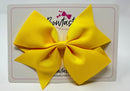 5 Inch Flat Bow - Daffodil