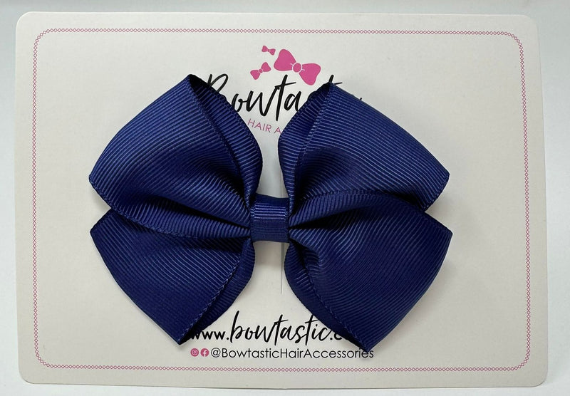 3.5 Inch Flat Bow - Ink Blue